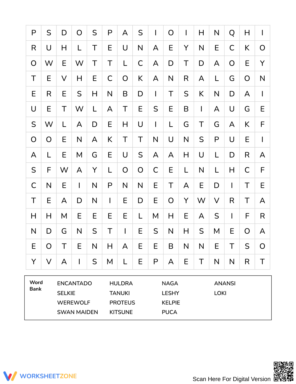 Printable Shape-Shifter Word Search | Grades 4–5 ELA - Page 3