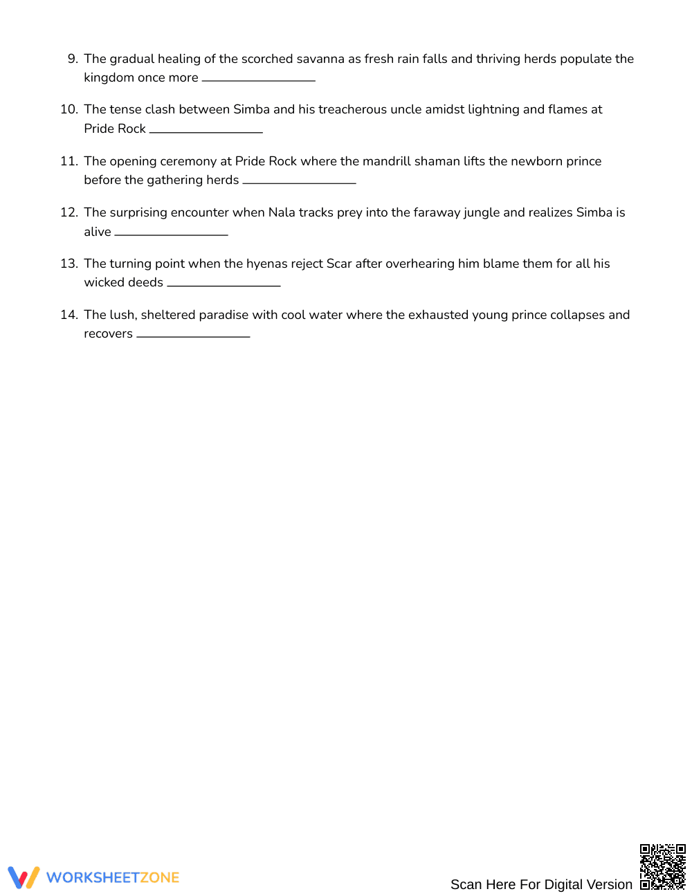 Essential Story Sequence Word Search | Grades 4–5 ELA - Page 2