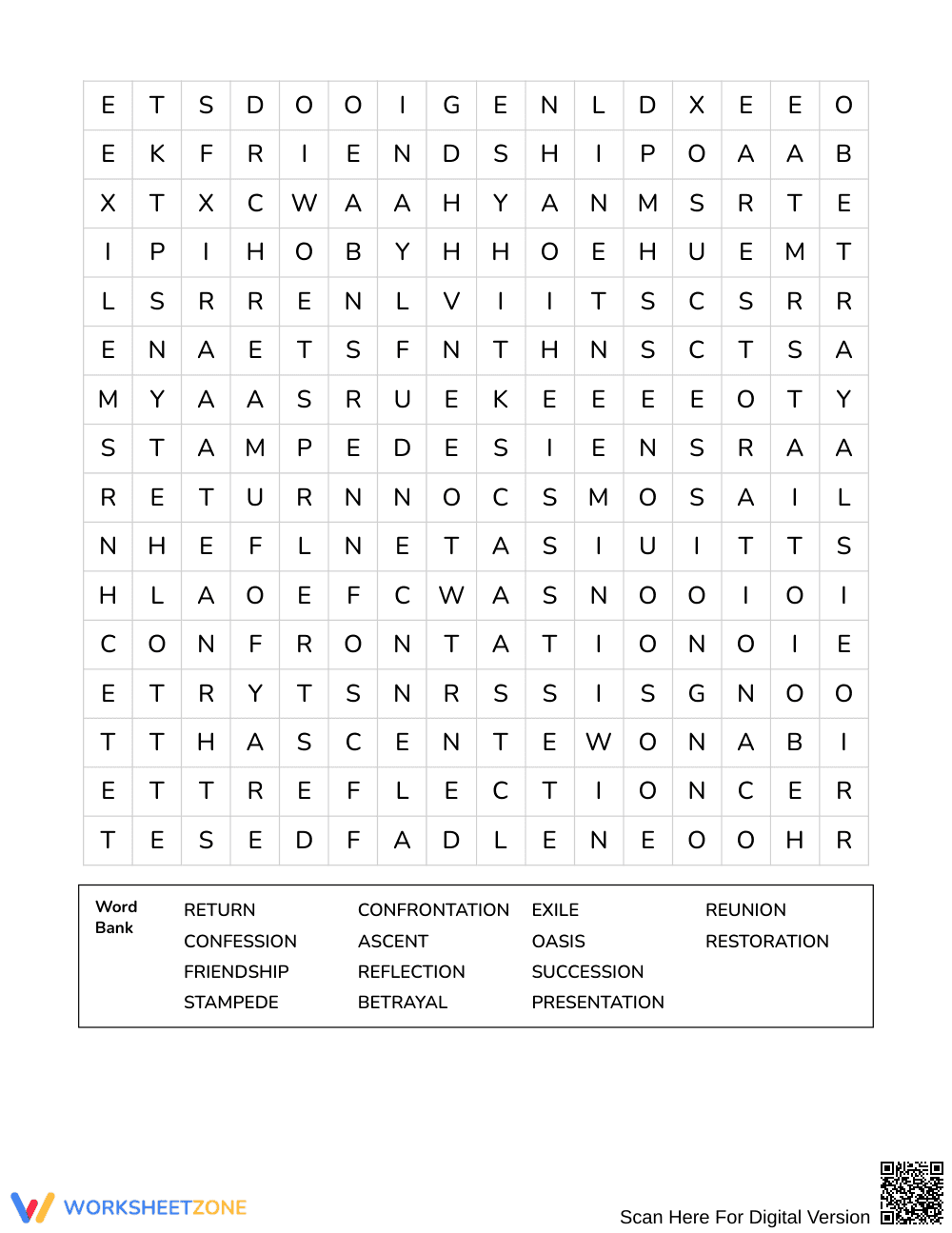 Essential Story Sequence Word Search | Grades 4–5 ELA - Page 3