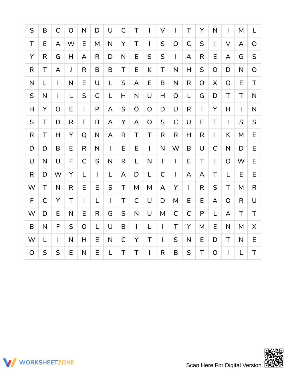 Printable States of Matter Word Search | Grades 6–7 Science - Page 3