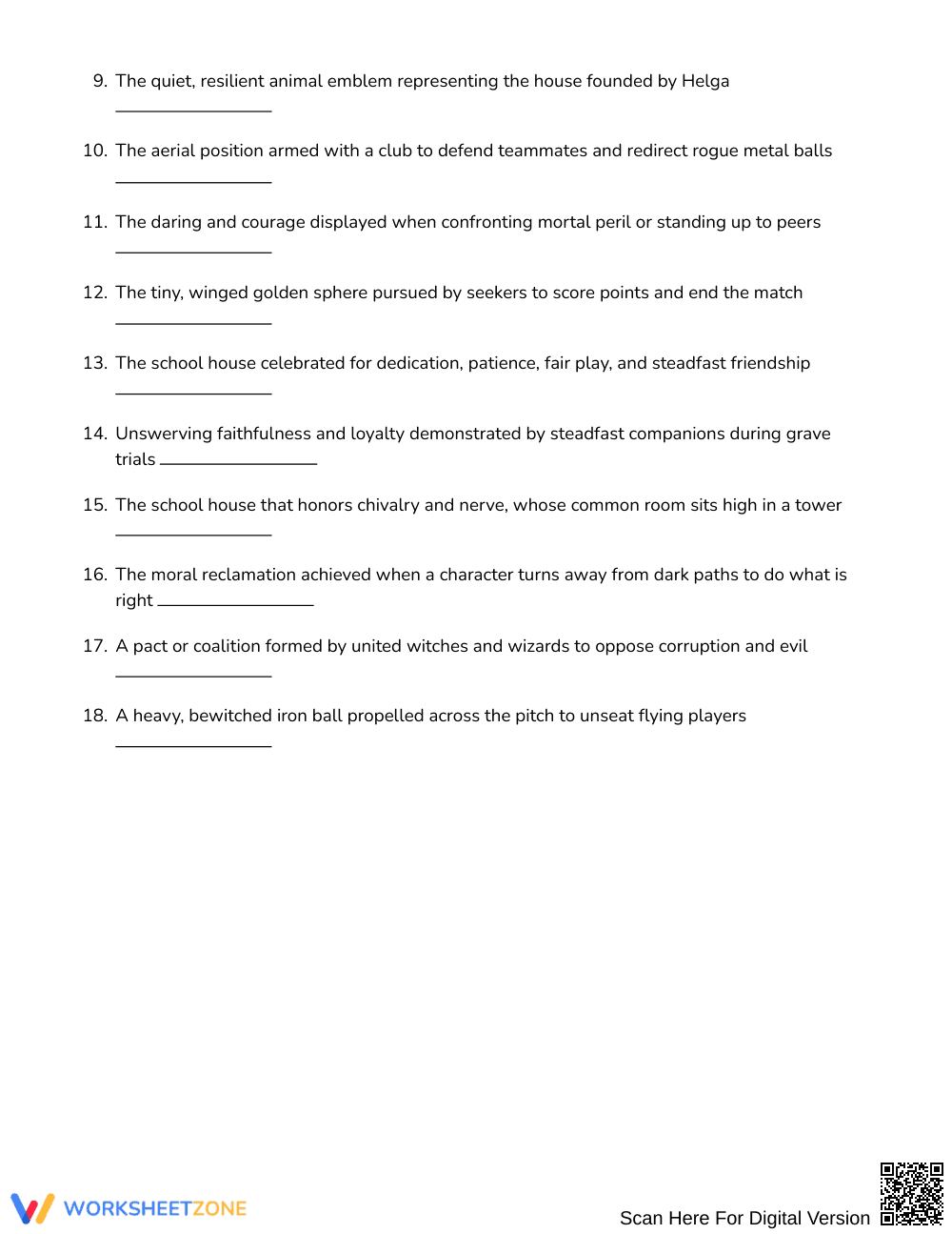 Complete Harry Potter Word Search | Grades 7–8 ELA - Page 2