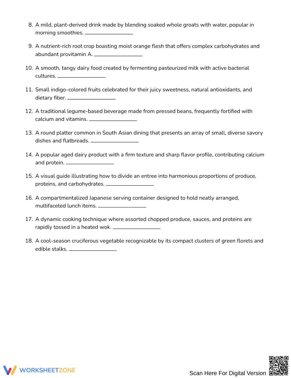 Complete Meal Building Word Search | Grades 7–8 Science - Page 2