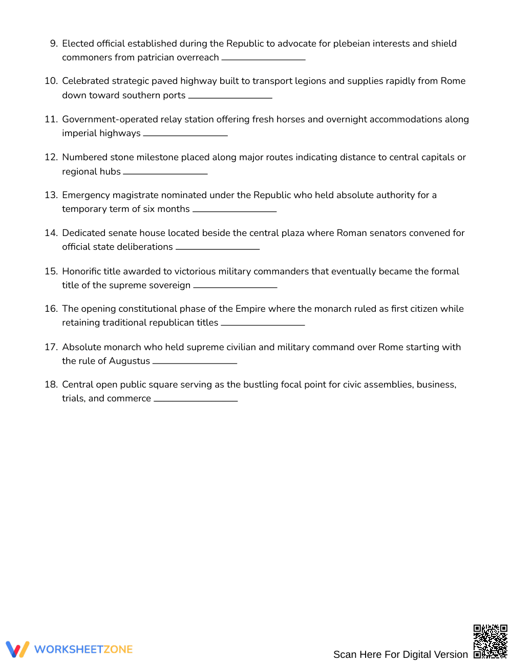 Ready Roman Republic Word Search | Grades 7–8 Social Studies - Page 2