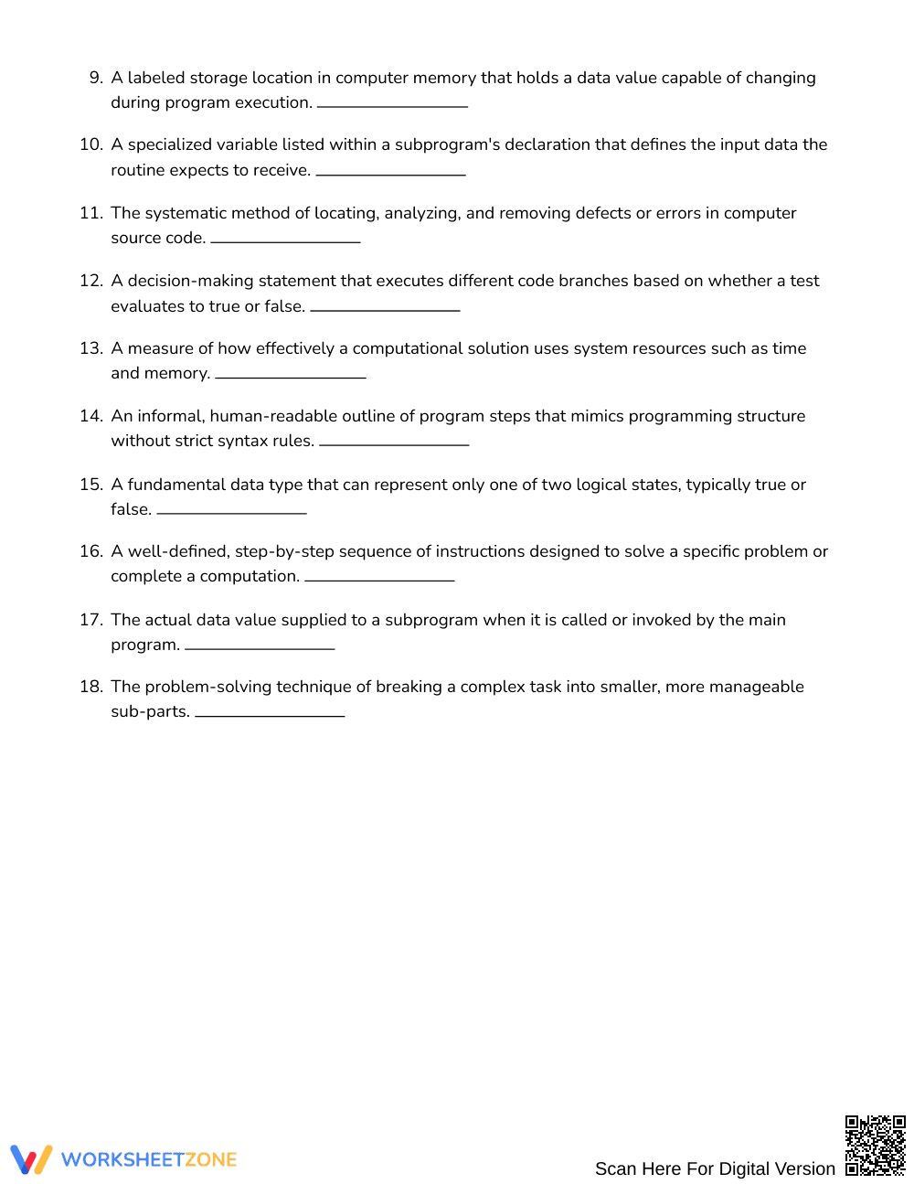 Complete Computing Concepts Word Search | Grades 7–8 ELA - Page 2