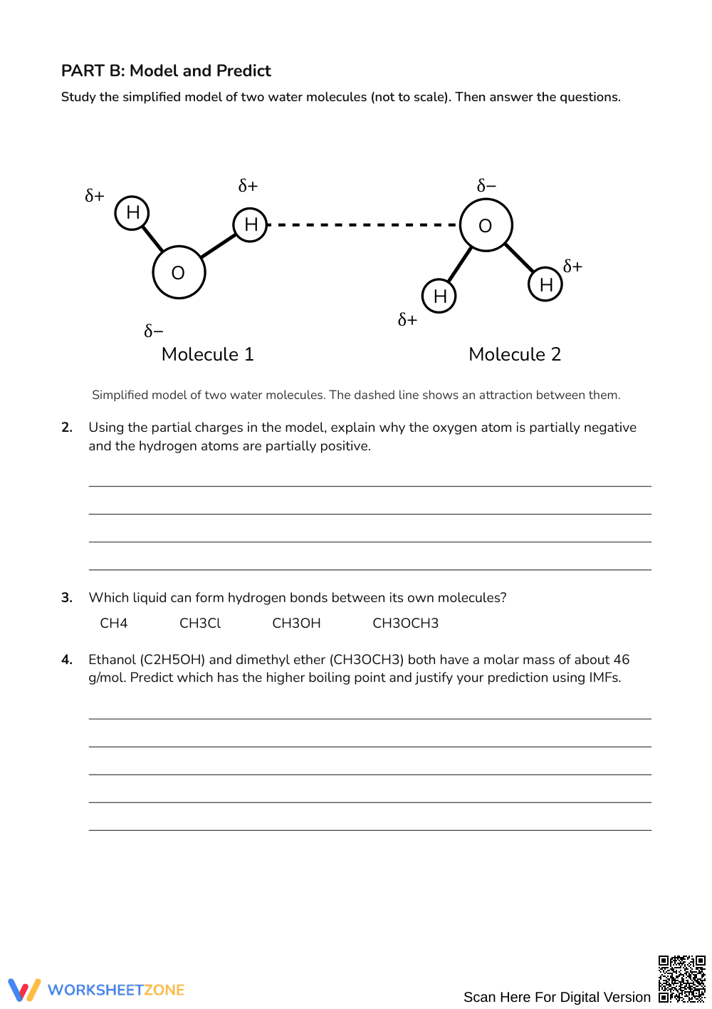 Ready Intermolecular Forces Worksheet | Grades 9-12 Science - Page 2