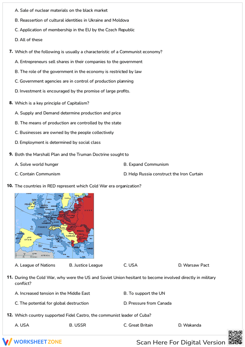 Cold War Era: Global Conflicts and Ideologies. - Page 2