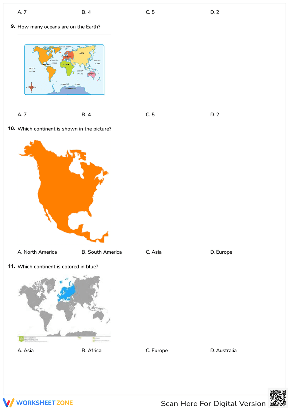 Enlightenment and World Geography Quiz | Grade 7 Essential - Page 2