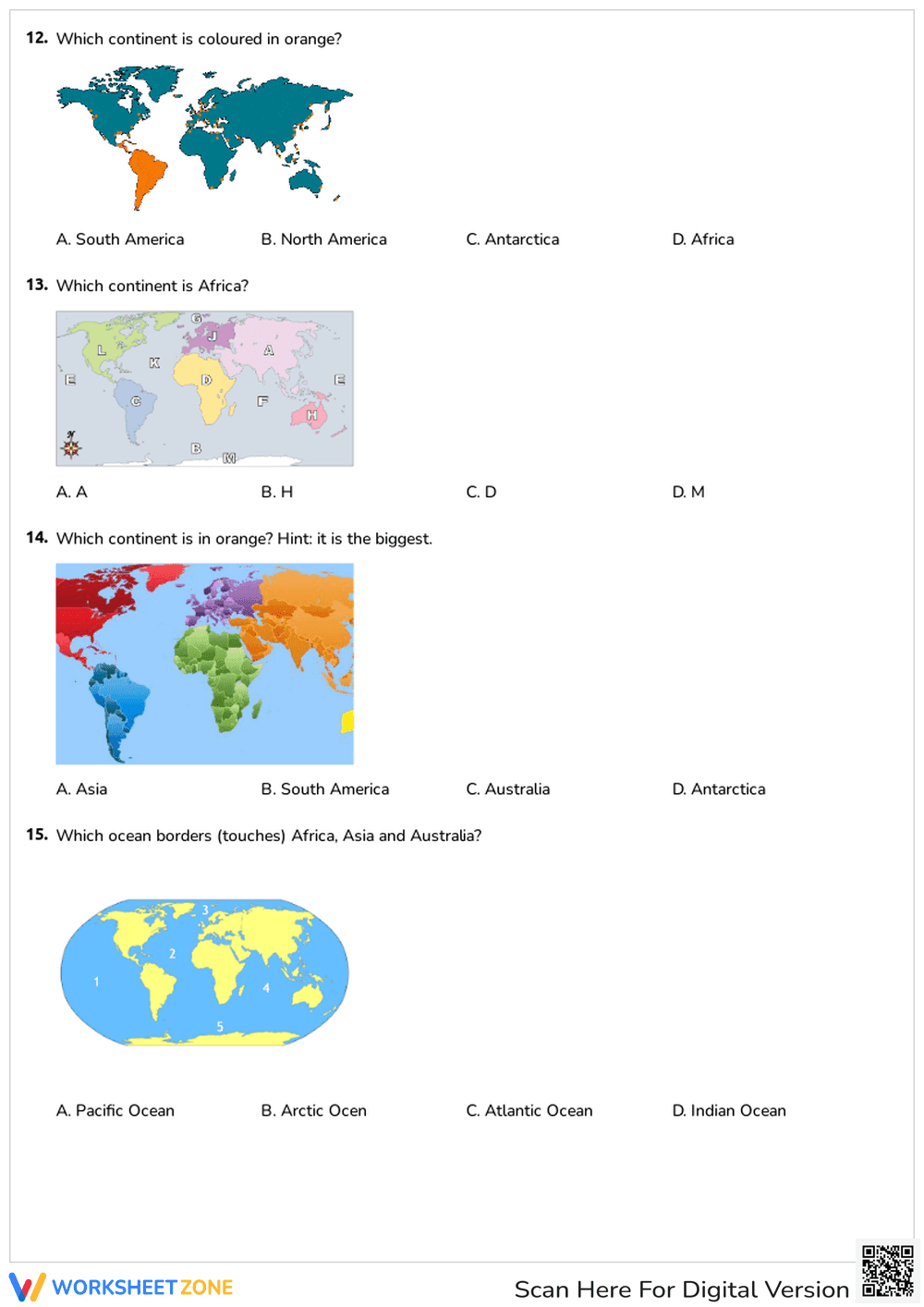 Enlightenment and World Geography Quiz | Grade 7 Essential - Page 3