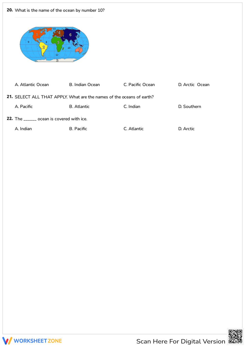 Enlightenment and World Geography Quiz | Grade 7 Essential - Page 5