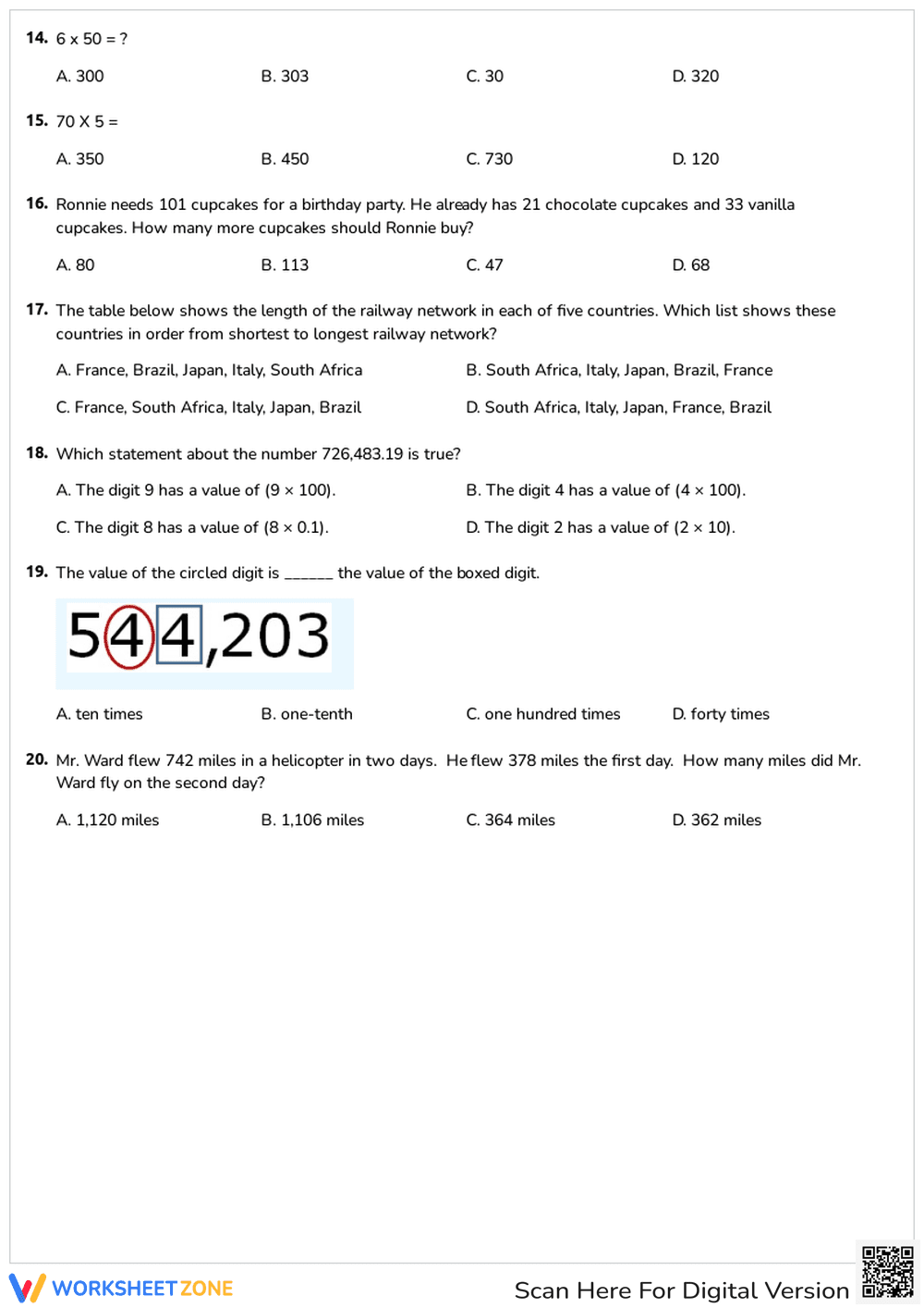 Multiplication by 10s & 100s | Essential Grade 4 Math - Page 2