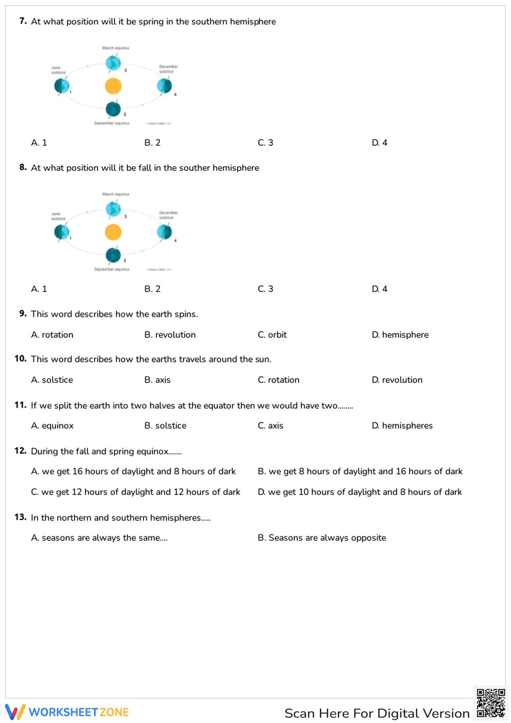 Why Do We Have Seasons? The Earths Position in the Seasons - Page 2