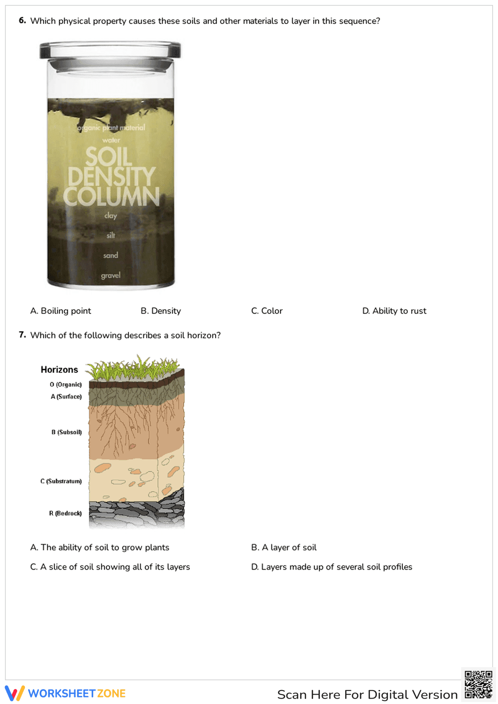 Grade 4-5 Soil Properties — Printable No-Prep Worksheet - Page 2