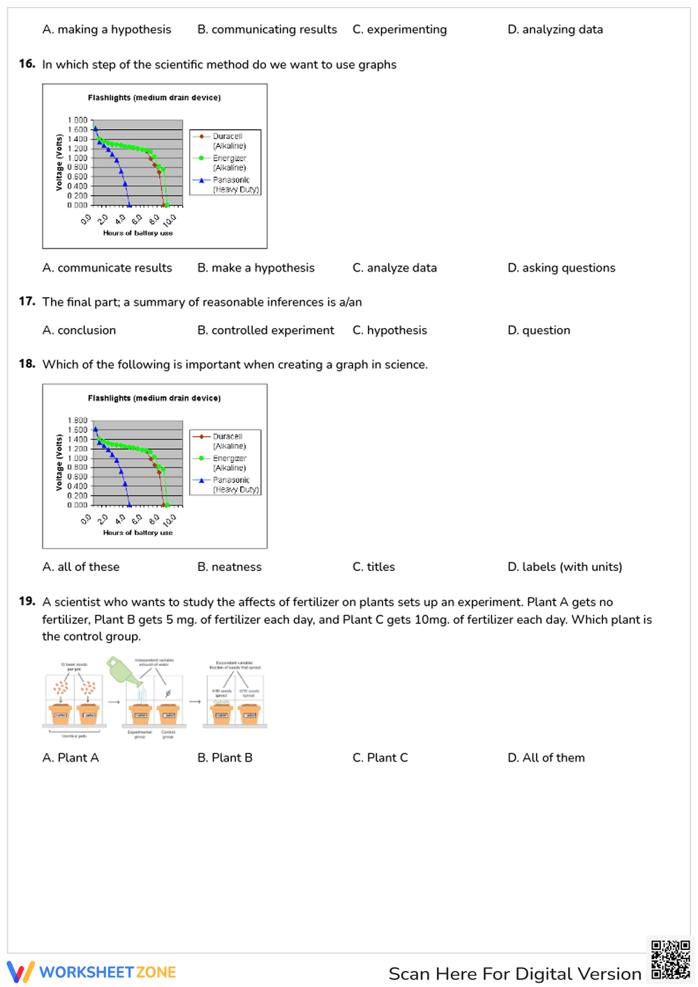 Scientific Method Quiz: Steps and Variables - Page 6