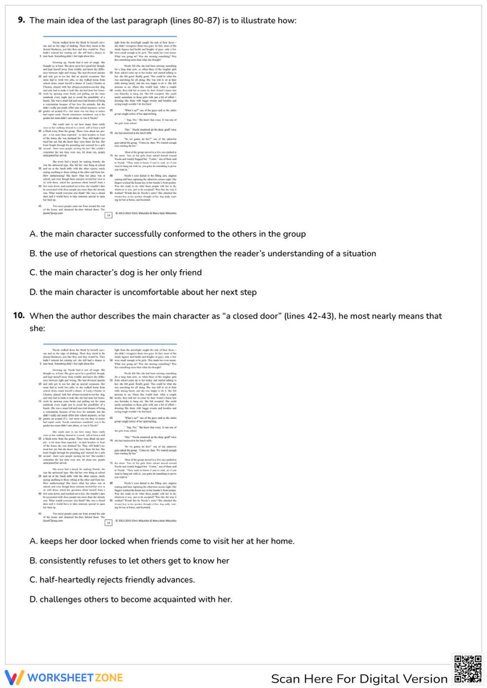 Reading Practice: Finding the Main Idea & Details - Page 5
