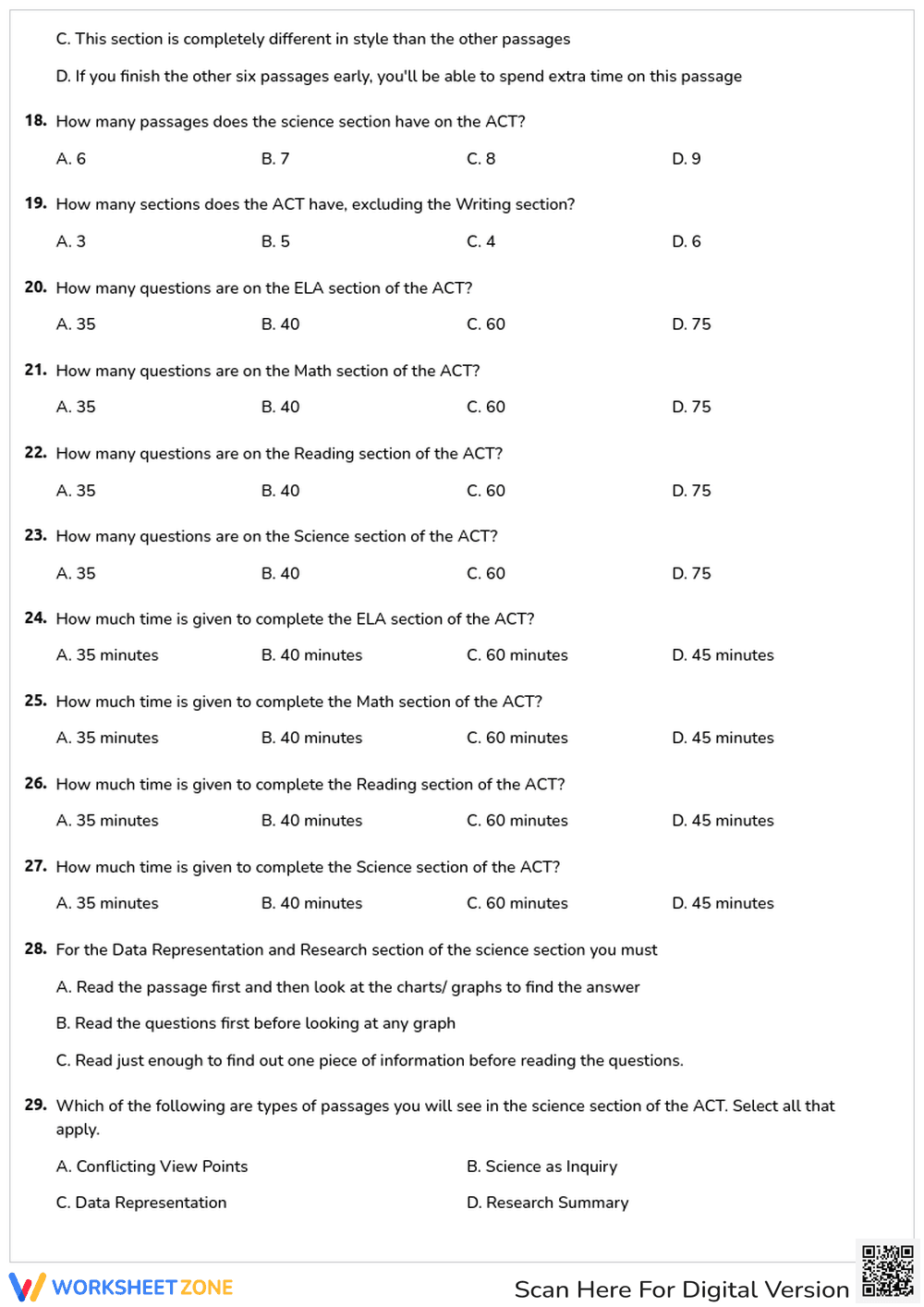 ACT Tips & Strategies: Test-Taking Techniques - Page 3