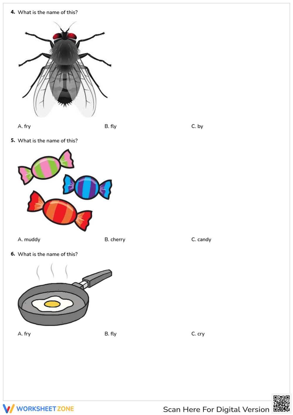 Printable Letter Y Sounds Worksheet | Grade 1 Phonics - Page 2