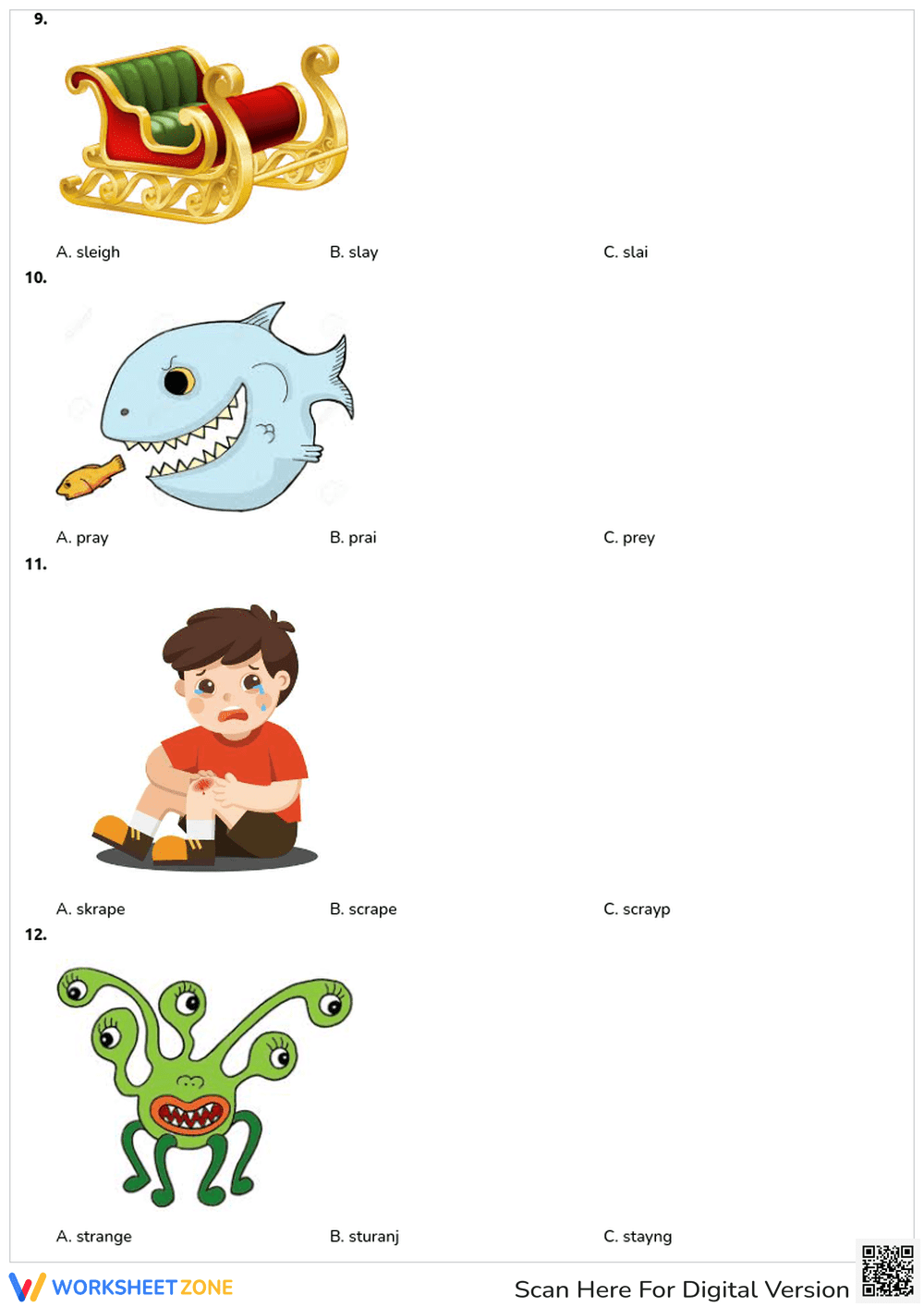 Grade 2 Spelling Practice — Essential No-Prep Worksheet - Page 3