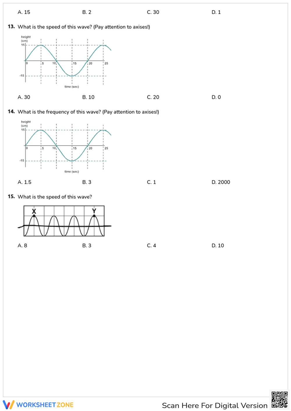 Waves: Wavelength, Frequency, and Amplitude - Page 3
