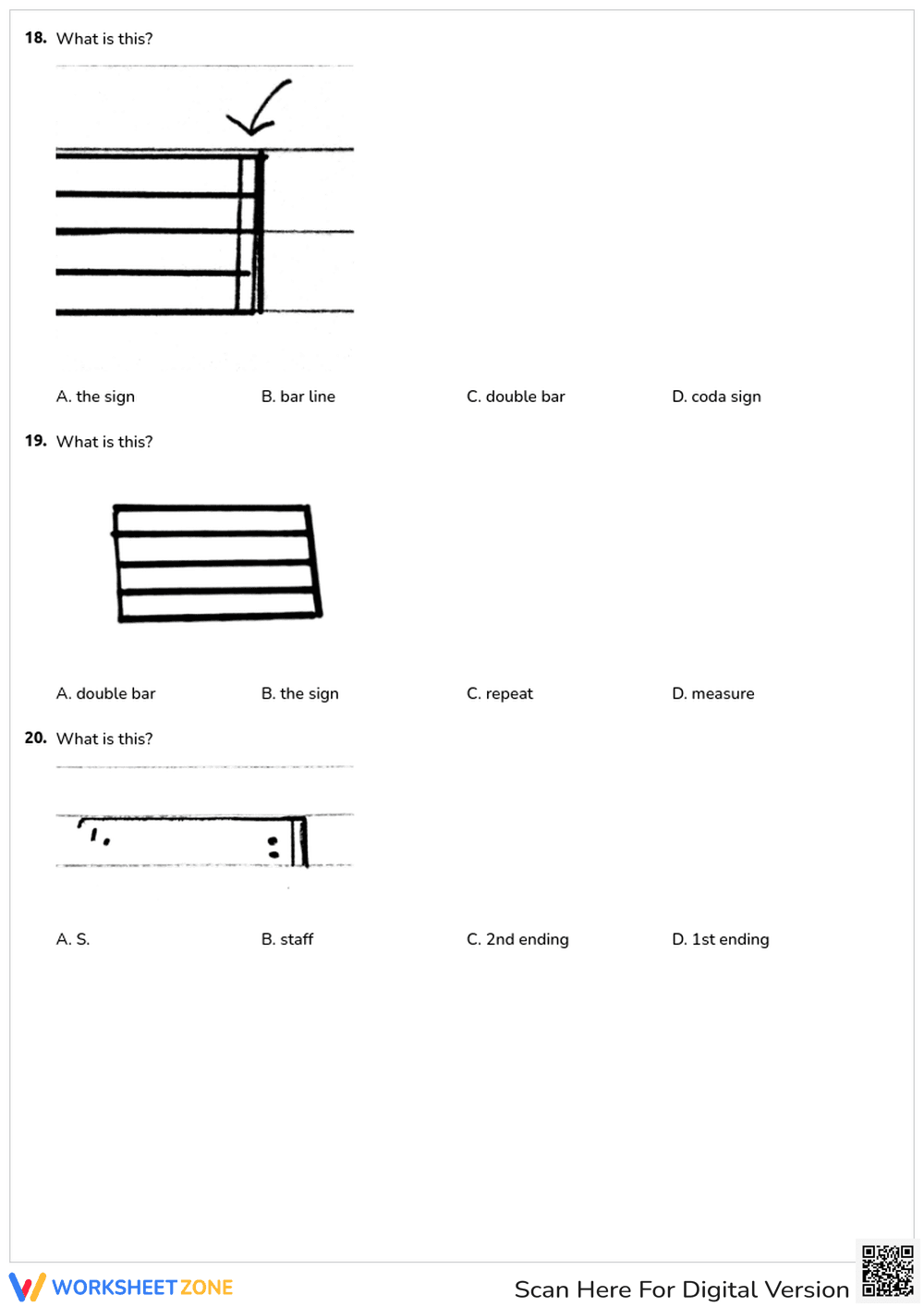 Musical Vocabulary and Symbols Quiz: Learn Music Terms - Page 3