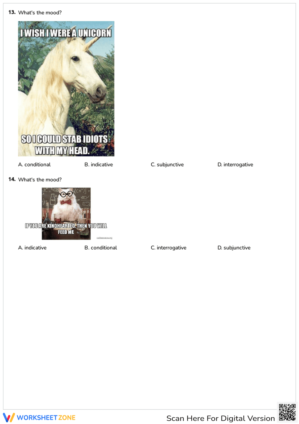 Verb moods with memes - Page 5