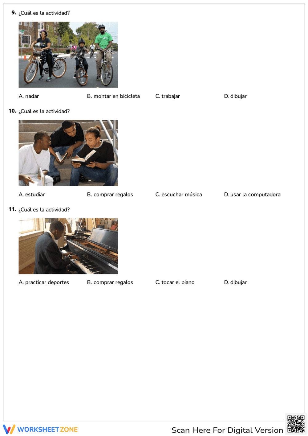 Spanish Infinitives Worksheet | Essential Grade K Practice - Page 3