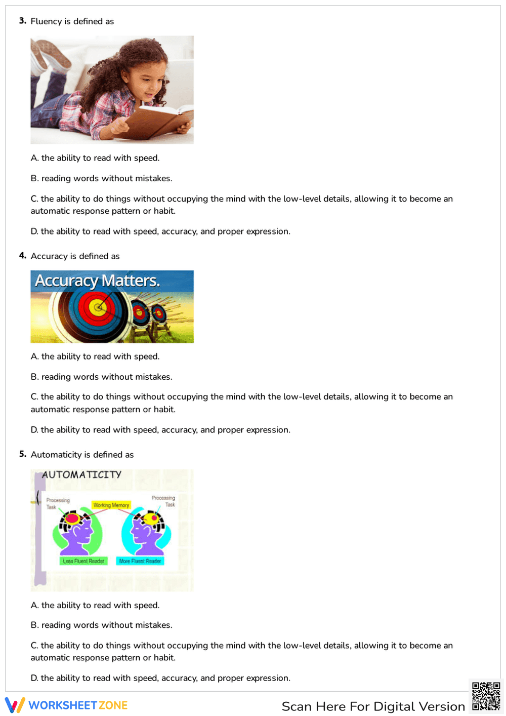 Improving Reading Fluency: Accuracy and Automaticity - Page 2