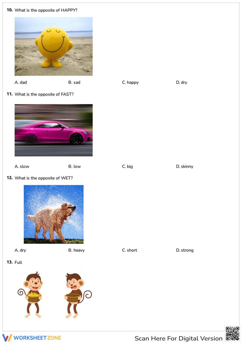 Learn and Practice Opposites - Page 4