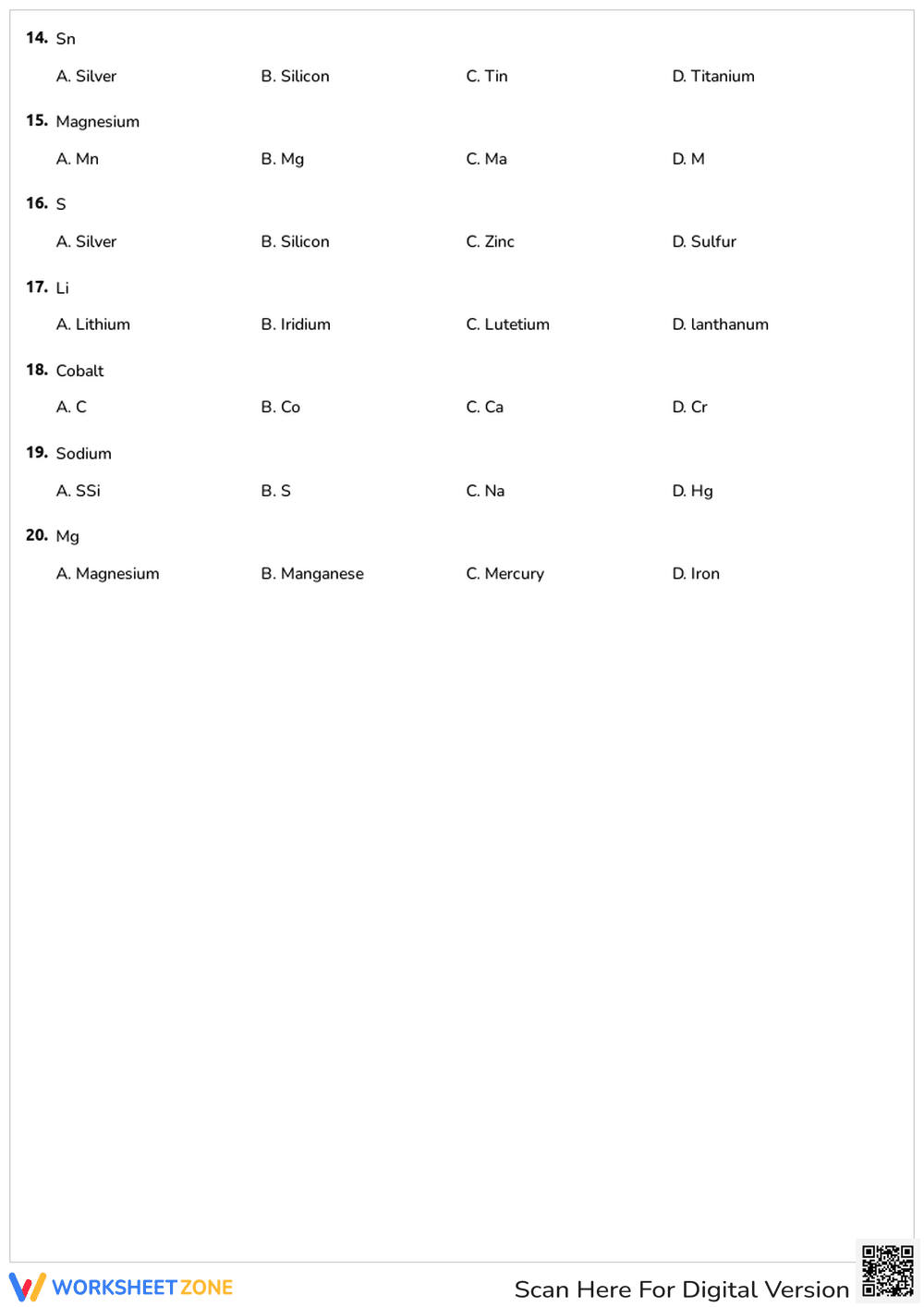 Elements & Symbols - Page 2