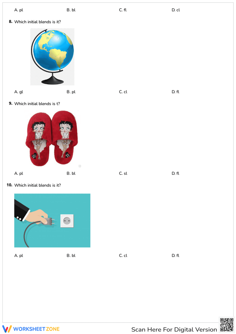 Initial L Blends: Phonics Practice - Page 3