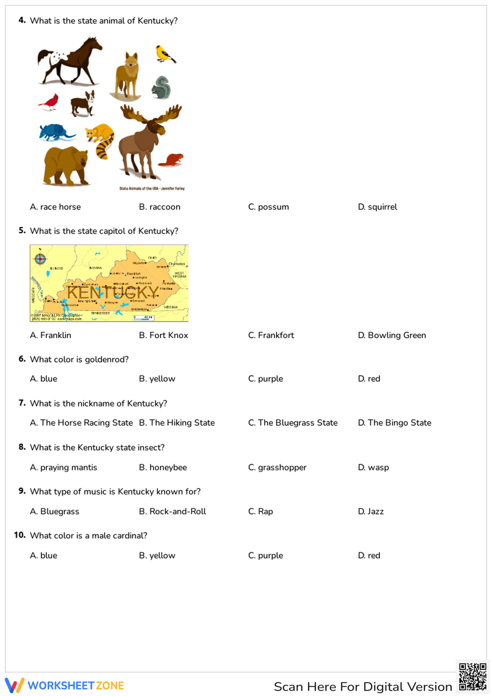 Kentucky Symbols - Page 2