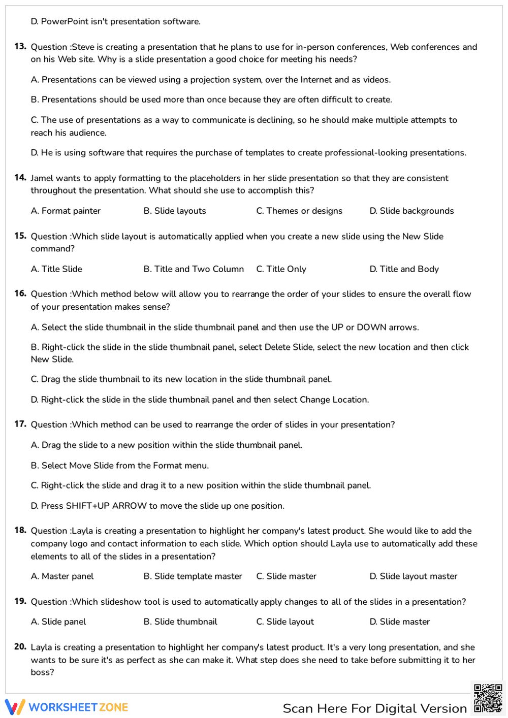 Multimedia Essentials PowerPoint Quiz | Grade 5 Ready - Page 3