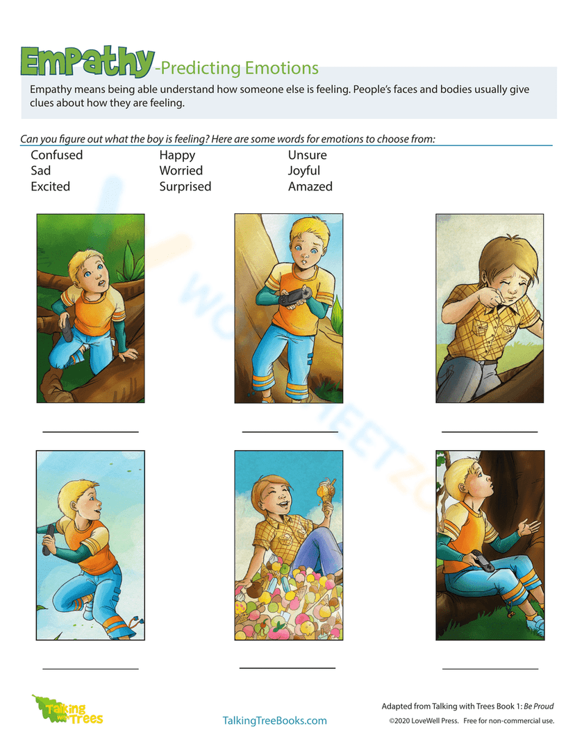 Emotion Watching Worksheet.pdf Predicting Emotions in Others Worksheets