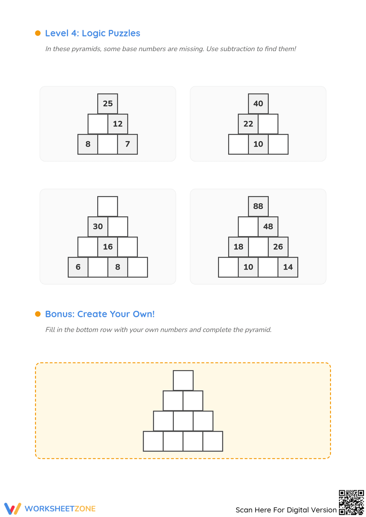 Addition Pyramids Printable Addition Pyramid Worksheet (3 Levels) | Grade 2 Ready
