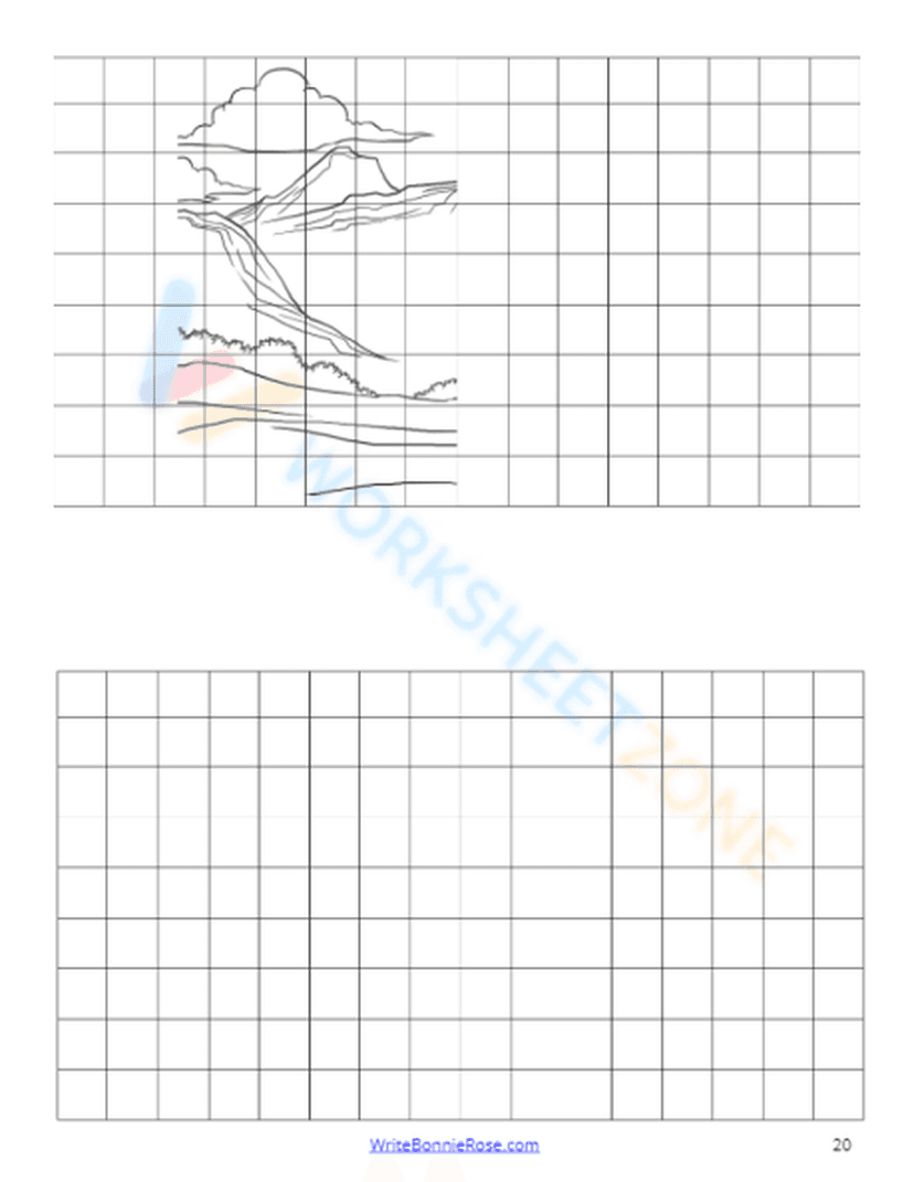 Landform Drawing.pdf Landforms Drawing and Learning Worksheet