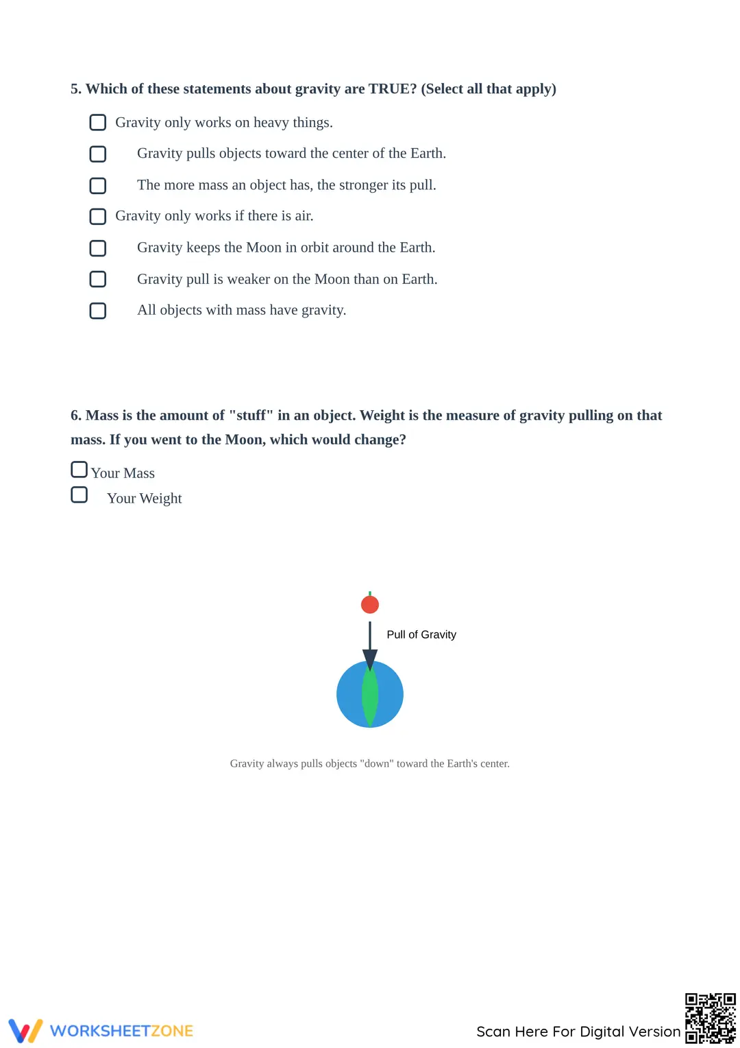 Draw Gravity Worksheet.pdf Gravity Worksheet
