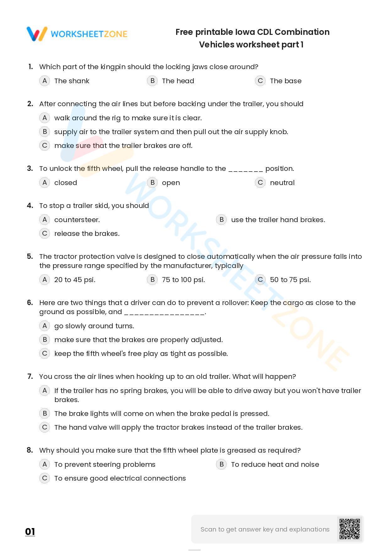 free-printable-iowa-cdl-combination-vehicles-practice-test-worksheet-zone
