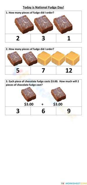 National Fudge Day math