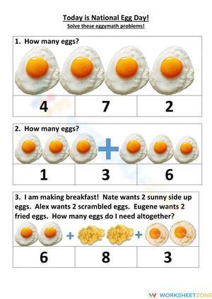 National egg day math