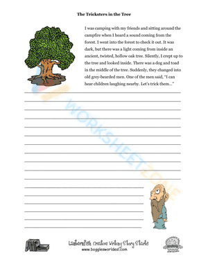 creative writing worksheets 4