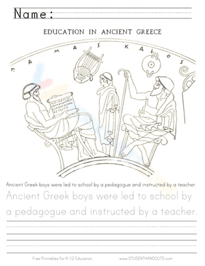 Education in Ancient Greece