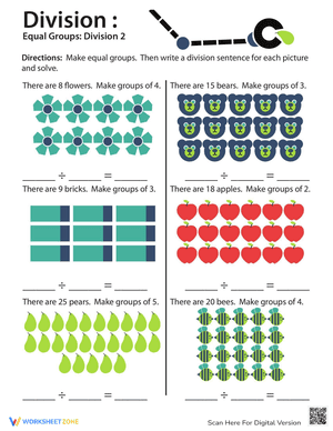 Division: Equal Groups (Part Two)