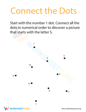 Connect the Dots: Practicing "S"
