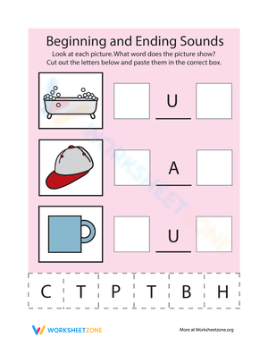 Beginning and Ending Sounds 3