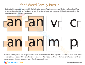"an" Word Family