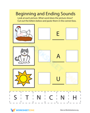 Beginning and Ending Sounds 1