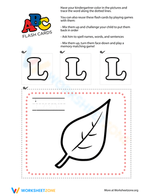Alphabet Flashcards: L