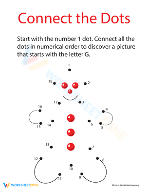Connect the Dot Gingerman