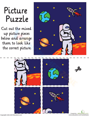 Outer Space Picture Puzzle