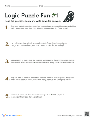 Logic Puzzle Fun #1