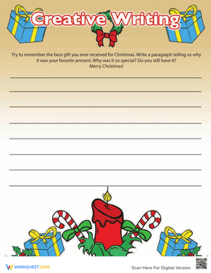 Christmas Gift Writing Prompt